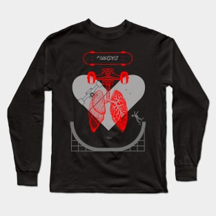 Skater skateboard lover Long Sleeve T-Shirt